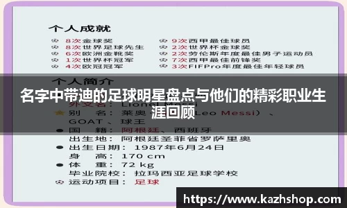 名字中带迪的足球明星盘点与他们的精彩职业生涯回顾